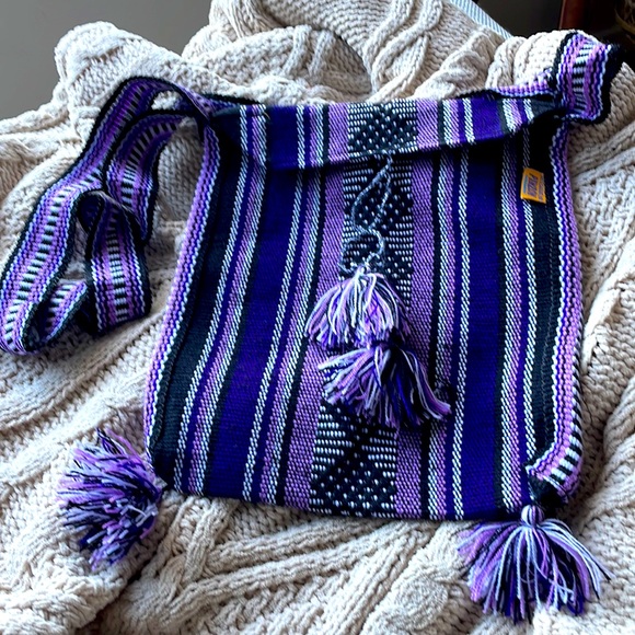 Artisan purse, purple - Picture 1 of 1